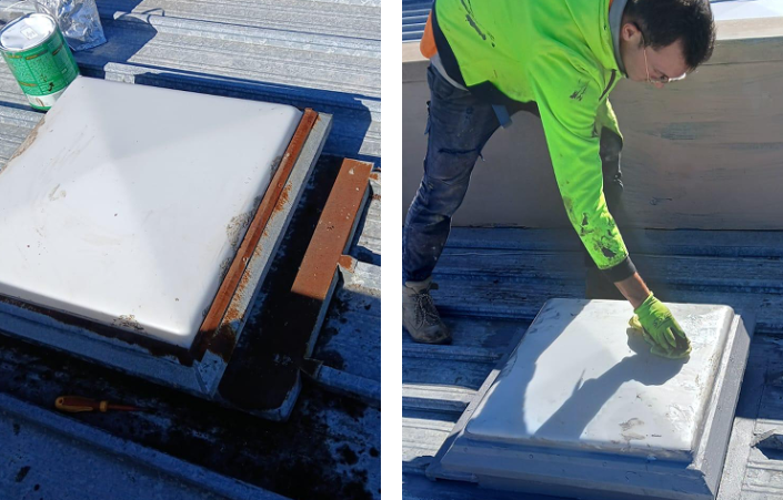 Roof Rust Repair & Painting